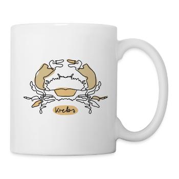 Sternzeichen Krebs - Tasse - Weiß - Rechts