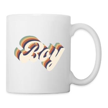 boy vintage - Mug blanc - blanc - Droite