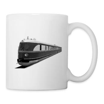 Triebzug SVT 137 Reichsbahn Triebwagen Hamburg - Tasse - Weiß - Rechts