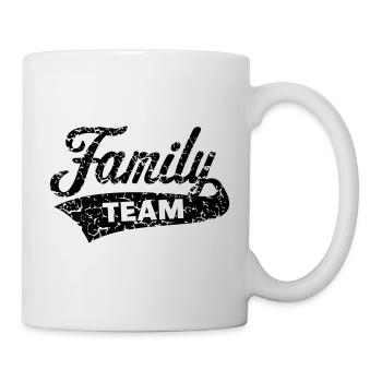 Family Team (Vintage / Black) - Mug - white - Right