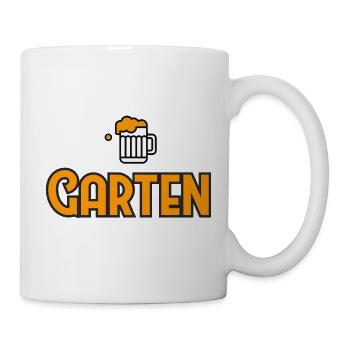 Biergarten - Tasse - Weiß - Rechts