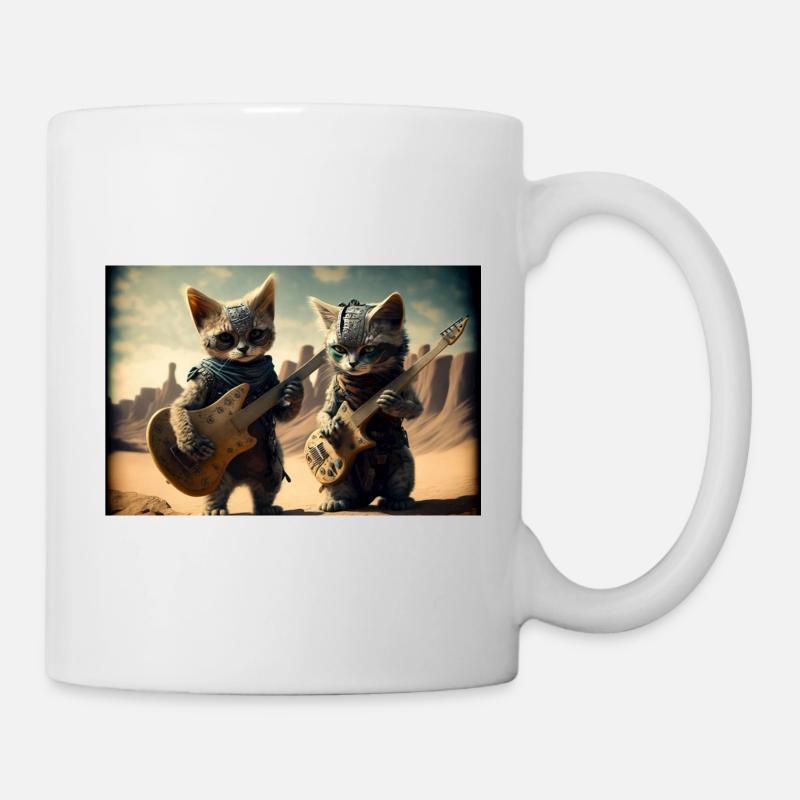 Rock Cats 1 - Mug - white