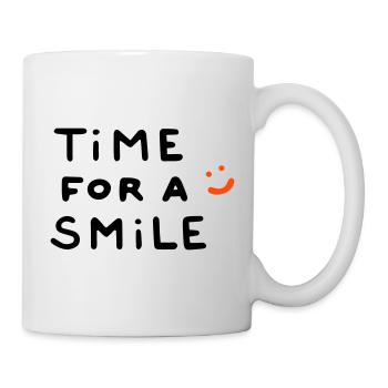 Time for a smilie - Mug - white - Right