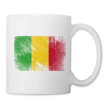 Drapeau du Mali - Grunge Vintage - Mug blanc - blanc - Droite