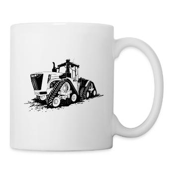 Tractor - Crawler tractor - Tracked tractor tractor - Mug - white - Right