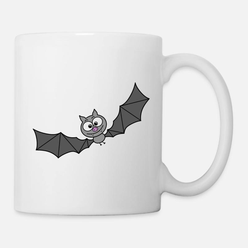 Fledermaus - Tasse - Weiß