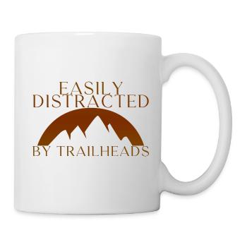 Easily Distracted By Trailheads 2 - Mug - white - Right