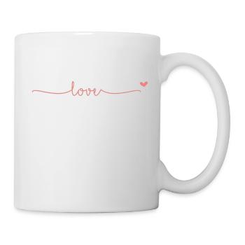 Amour - Mug blanc - blanc - Droite