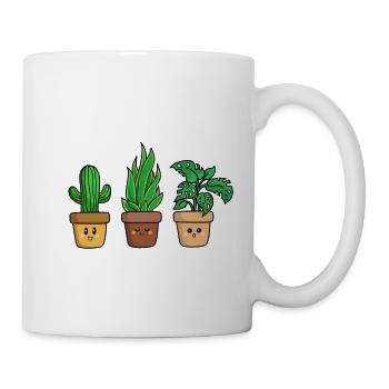 three cute plants - Mug - white - Right