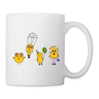 Poussins de Pâques - Mug blanc - blanc - Droite