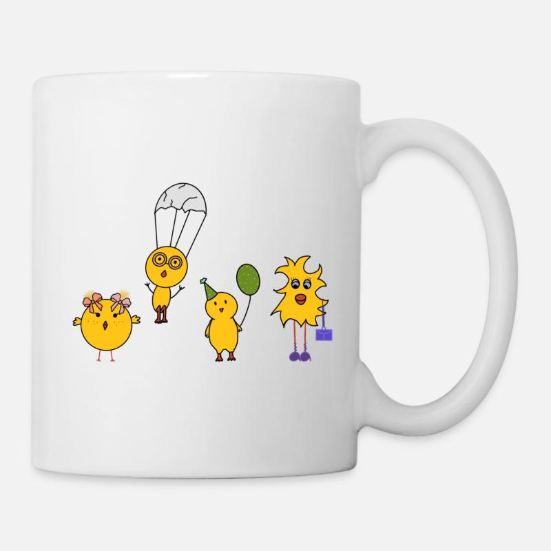 Osterküken - Tasse - Weiß