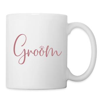 Groom Cool Matching Couple Wedding Party Mariage - Mug blanc - blanc - Droite
