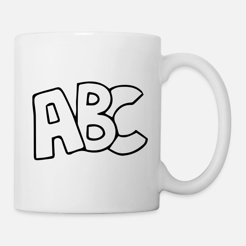 ABC Schulanfang Erstklässler - Tasse - Weiß