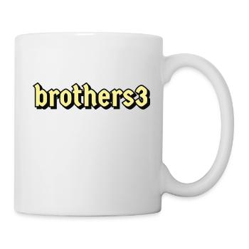 Brüder - Tasse - Weiß - Rechts