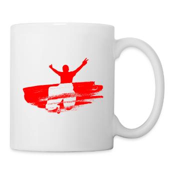 Rouge paralimpique - Mug blanc - blanc - Droite