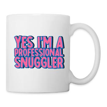 Yes, I'm A Professional Snuggler 2 - Mug - white - Right