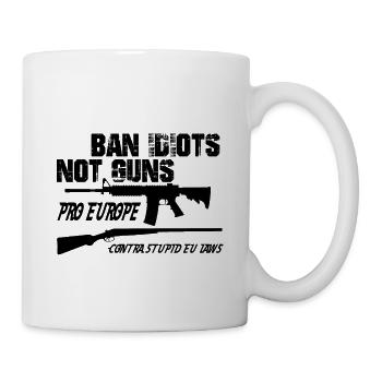 Band Idiots not Guns ORIGINAL - Tasse - Weiß - Rechts