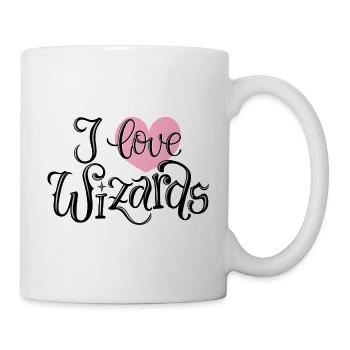 J’aime les sorciers - Mug blanc - blanc - Droite
