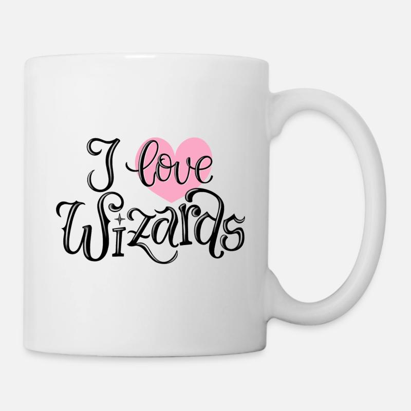 I Love Wizards - Mug - white