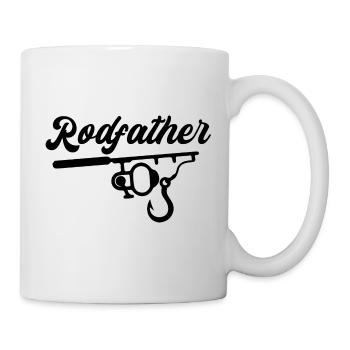 Rodfather - Drôle de dicton de pêcheur - Mug blanc - blanc - Droite