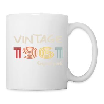 Original 1961 Vintage | Birthday present 1961 - Mug - white - Right