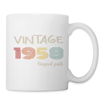 Original 1958 Vintage | Birthday present 1958 - Mug - white - Right