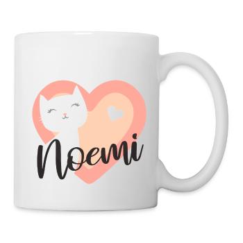 Noemi Surname First Name Kitten - Mug - white - Right