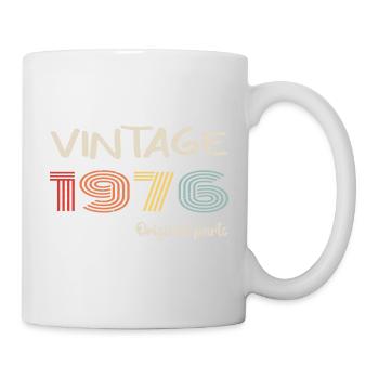 Original 1976 Vintage | Geburtstagsgeschenk 1976 - Tasse - Weiß - Rechts