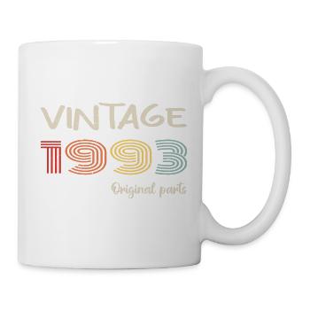 Millésime original 1993 | Cadeau d’anniversaire 1993 - Mug blanc - blanc - Droite