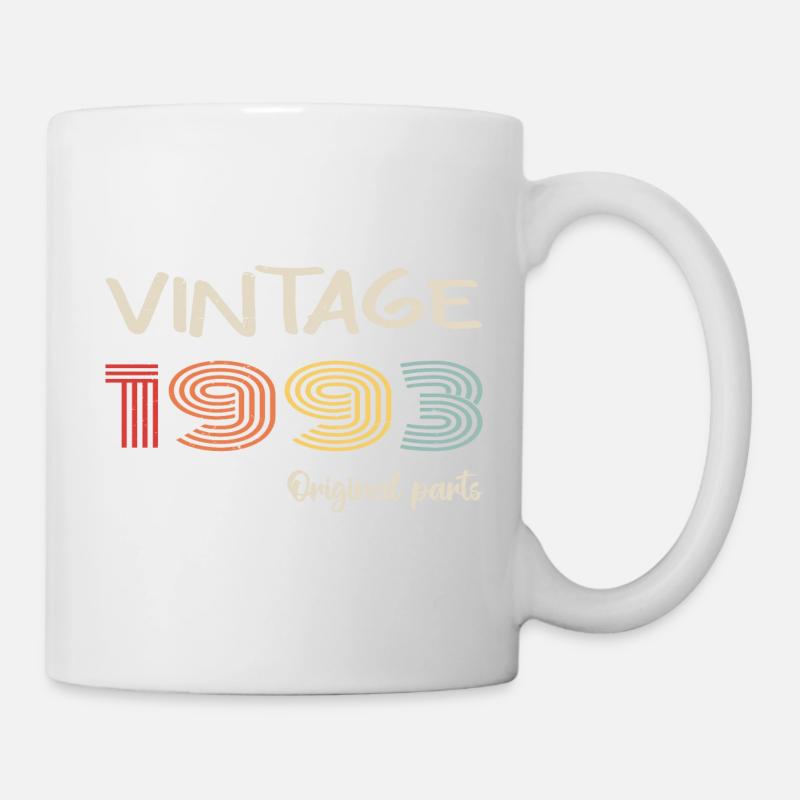 Original 1993 Vintage | Geburtstagsgeschenk 1993 - Tasse - Weiß