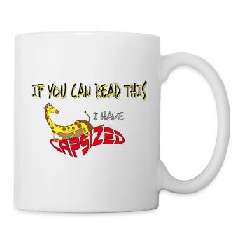 Funny little giraffe - Mug - white - Right
