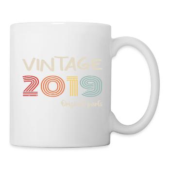 Original 2019 Vintage | Geburtstagsgeschenk 2019 - Tasse - Weiß - Rechts