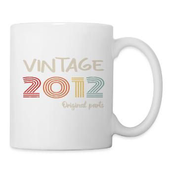 Original 2012 Vintage | Geburtstagsgeschenk 2012 - Tasse - Weiß - Rechts