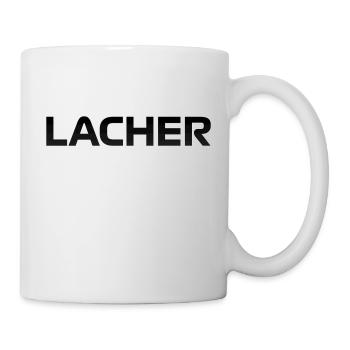 LACHER LOGO - Lustige Sprüche - MALLE MOTIV - Tasse - Weiß - Rechts
