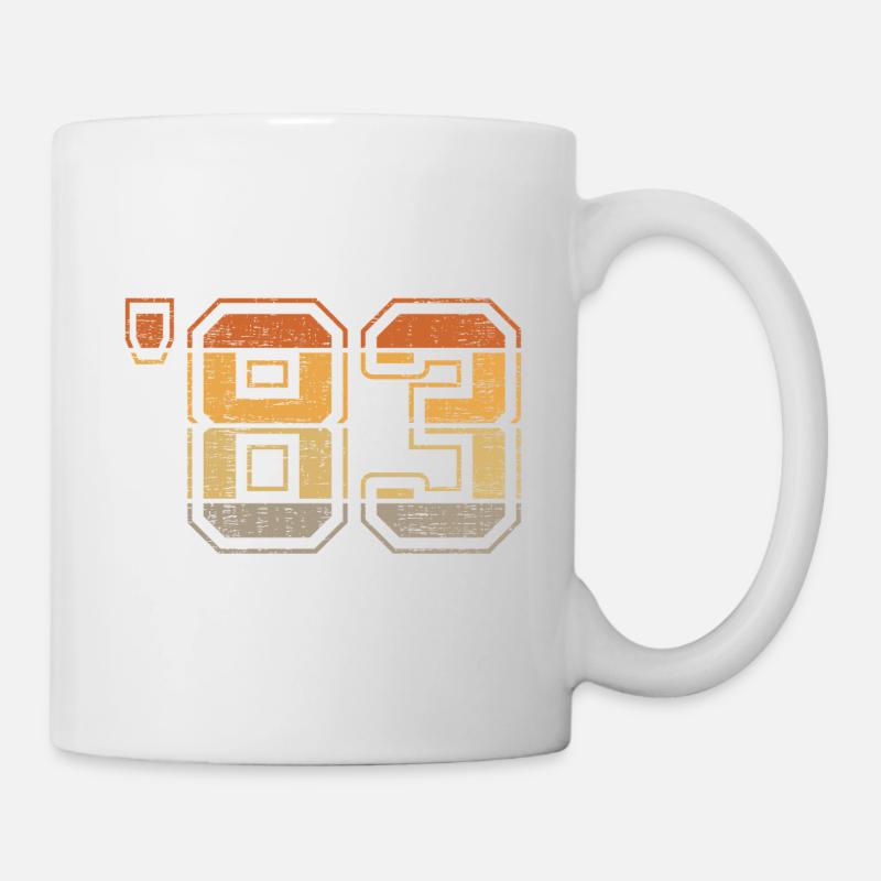 Year 1983 - '83 - Tasse - Weiß
