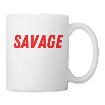Sauvage - Mug blanc - blanc - Droite