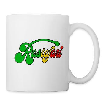 Rastafari Afrika God - Tasse - Weiß - Rechts