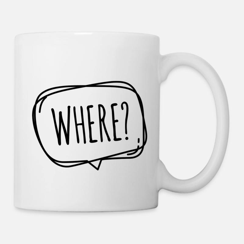Sidback Unltd. - Where / Wo? - Mug - white