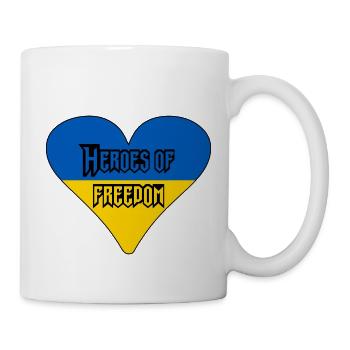 Heroes of freedom - Mug - white - Right