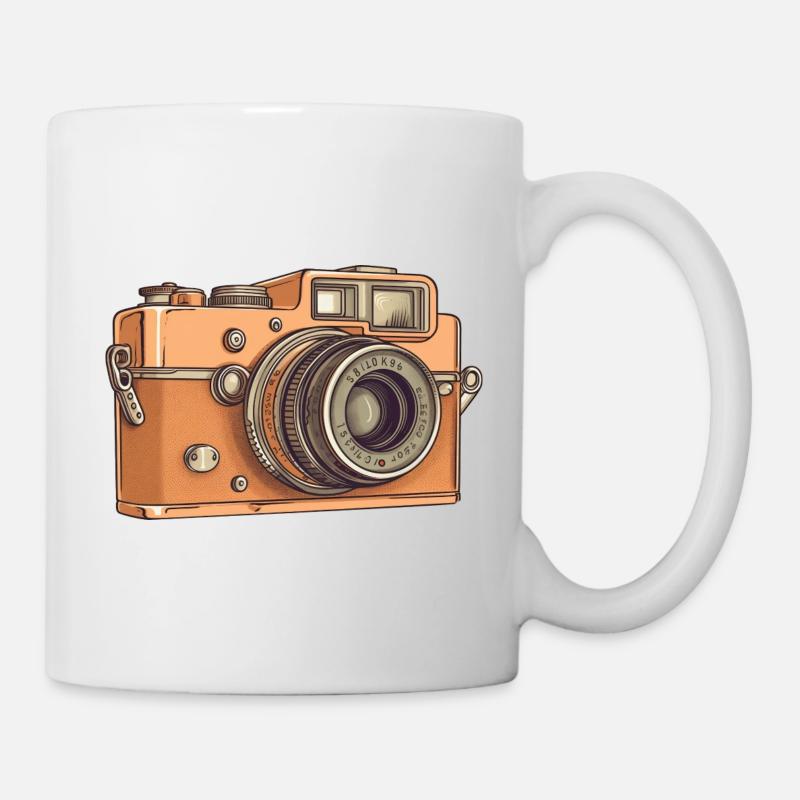 Caméra analogique - Mug blanc - blanc