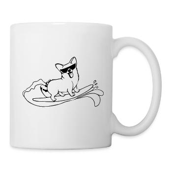 Hund Dog - Tasse - Weiß - Rechts