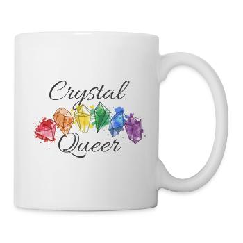 Crystal Queer Gay Pride Rainbow Crystals - Mug - white - Right