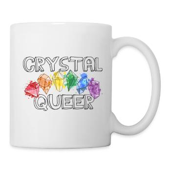 Crystal Queer Gay Pride Rainbow Crystals - Mug - white - Right