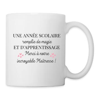 Incroyable maîtresse cadeau maîtresse - Mug blanc - blanc - Droite