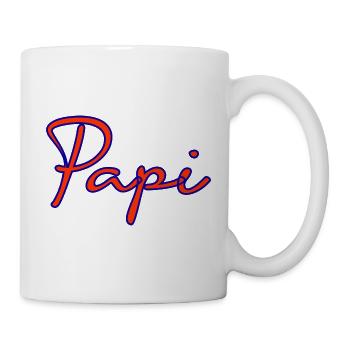 PAPI. FÊTE DES PÈRES. BONNE FÊTE PAPA. PAPA. PAPA - Mug blanc - blanc - Droite