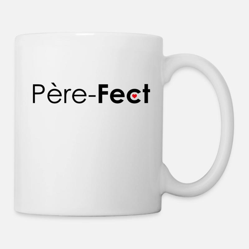 Père fect ! PERE FECT PERFECT - Mug blanc - blanc