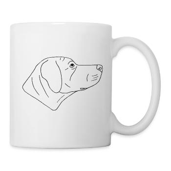 Rhodesian Ridgeback - Tasse - Weiß - Rechts