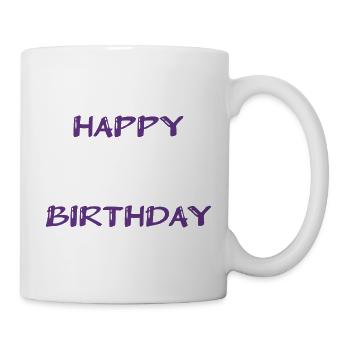 ALLES GUTE ZUM GEBURTSTAG. ALLES GUTE ZUM GEBURTSTAG. JAHRESTAG. - Tasse - Weiß - Rechts