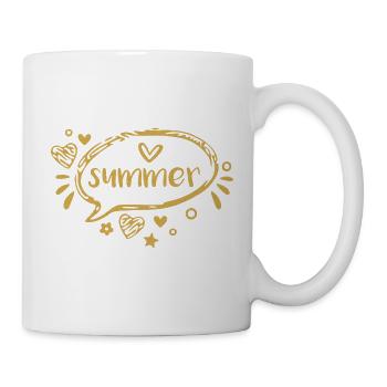 Summer - Tasse - Weiß - Rechts