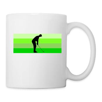 Lieber Golf spielen - Tasse - Weiß - Rechts